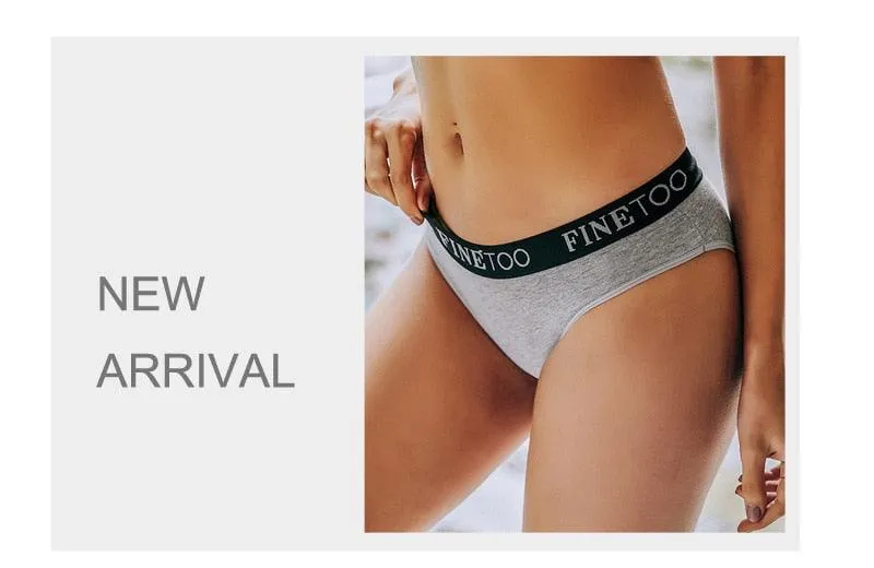 2 Pack Cotton Seamless Briefs Comfortable Solid Color Panties Low Waist Breathable Intimates Underpants Underwear