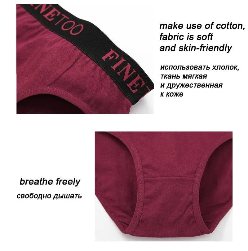 2 Pack Cotton Seamless Briefs Comfortable Solid Color Panties Low Waist Breathable Intimates Underpants Underwear