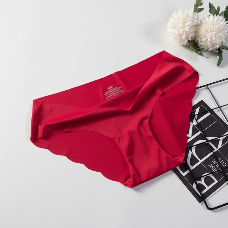 3 Pack Seamless Panties Underwear Sexy Briefs Solid Lingerie Underpants