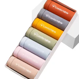 7Pcs/5Pcs Women Panties Comfort Cotton Mix Breathable Underwear Seamless Ladies Low Waist Lingeries Cute Girls Briefs