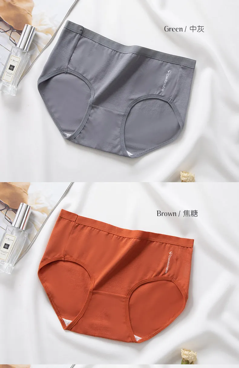 7Pcs/5Pcs Women Panties Comfort Cotton Mix Breathable Underwear Seamless Ladies Low Waist Lingeries Cute Girls Briefs