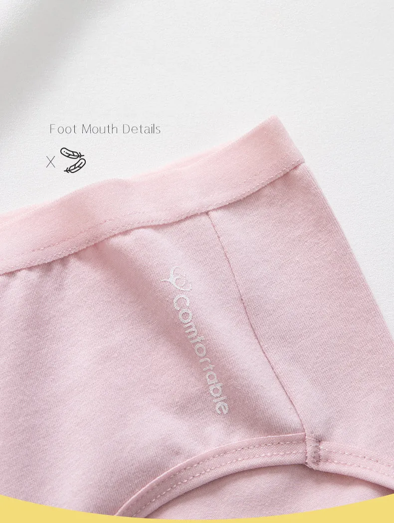 7Pcs/5Pcs Women Panties Comfort Cotton Mix Breathable Underwear Seamless Ladies Low Waist Lingeries Cute Girls Briefs