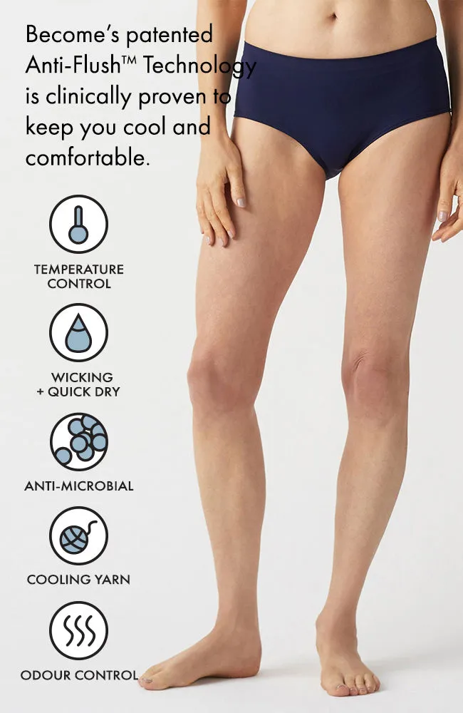 Anti-Flush Low Rise Brief