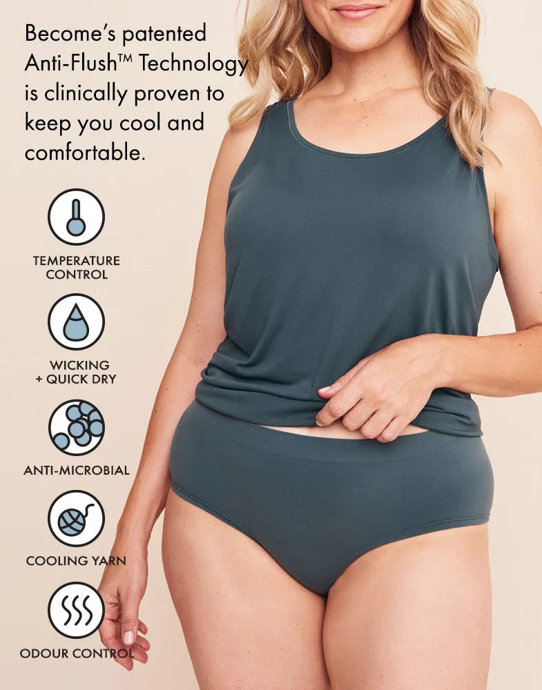 Anti-Flush Low Rise Brief