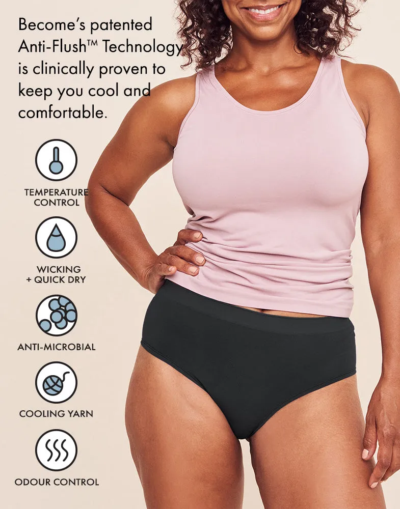Anti-Flush Low Rise Brief