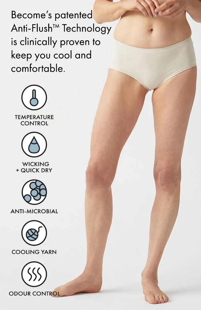 Anti-Flush Low Rise Brief