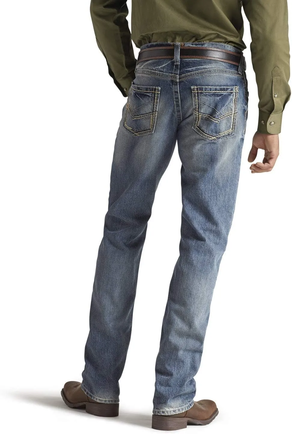 Ariat Men's M5 Slim Gambler Stackable Straight Leg Jean