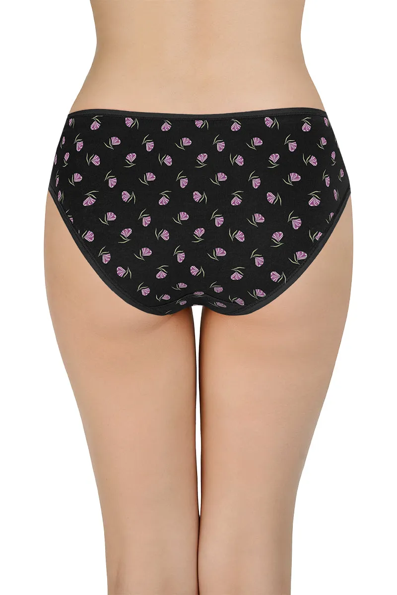 Assorted Mid Rise Bikini Panty (Pack of 5)