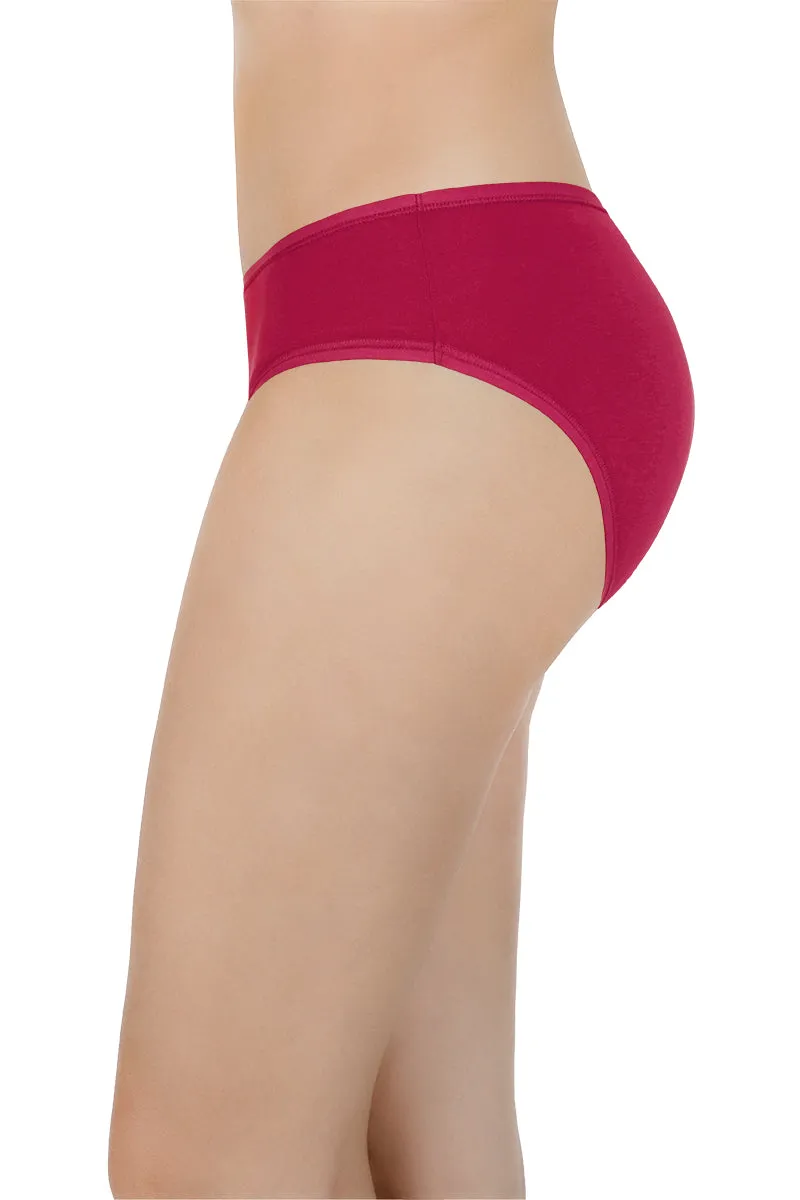 Assorted Mid Rise Bikini Panty (Pack of 5)