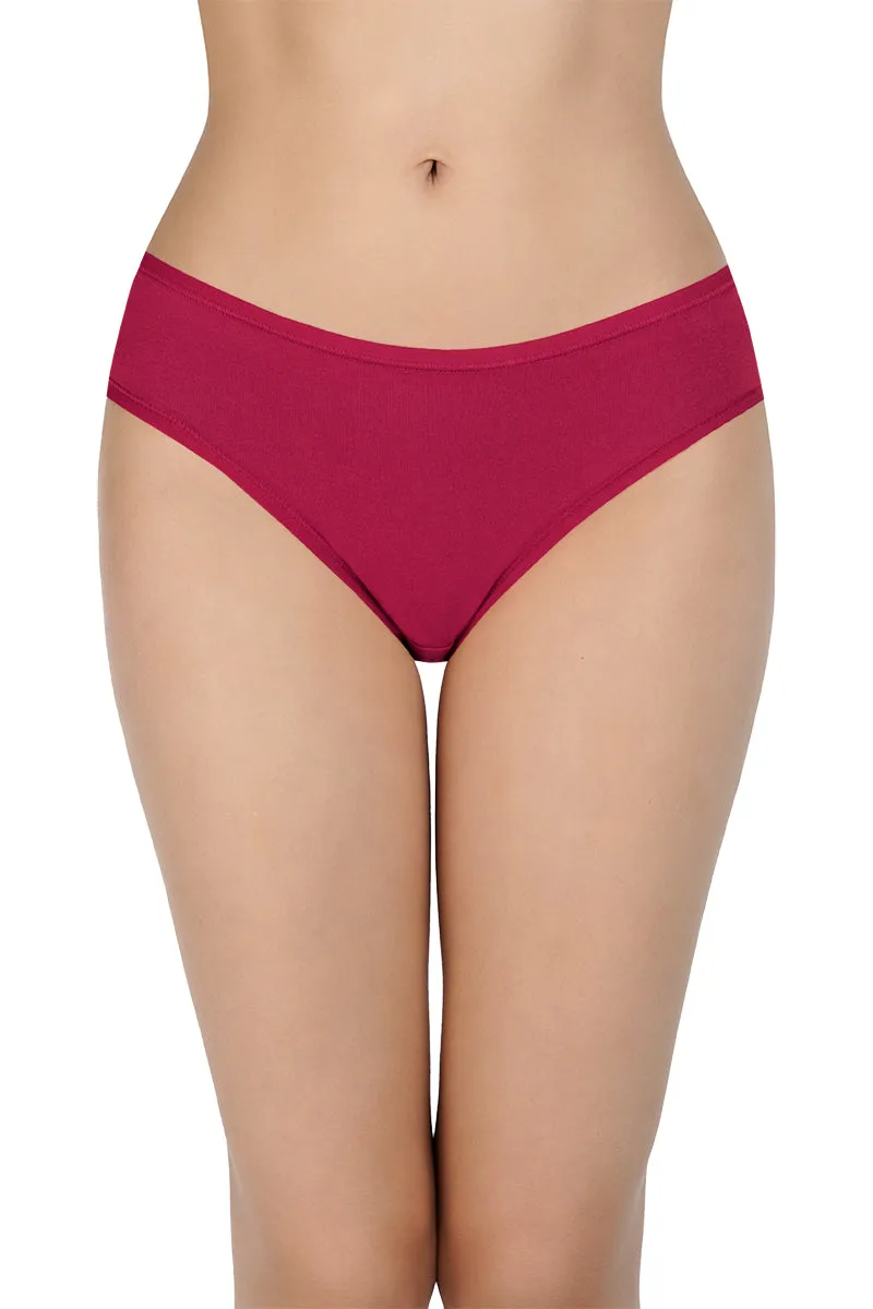 Assorted Mid Rise Bikini Panty (Pack of 5)