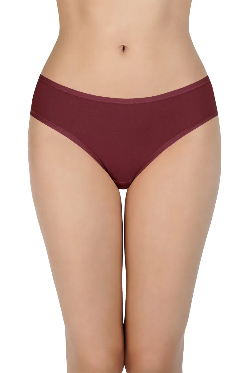 Assorted Mid Rise Bikini Panty (Pack of 5)