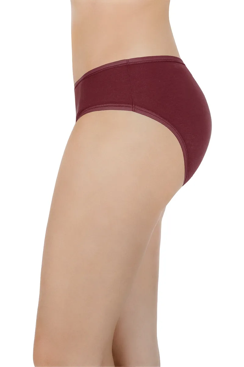 Assorted Mid Rise Bikini Panty (Pack of 5)