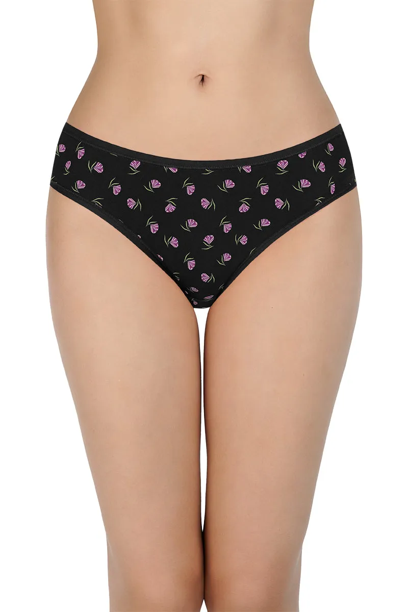 Assorted Mid Rise Bikini Panty (Pack of 5)