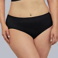 Bare Essentials Recycled Nylon Midi - Black