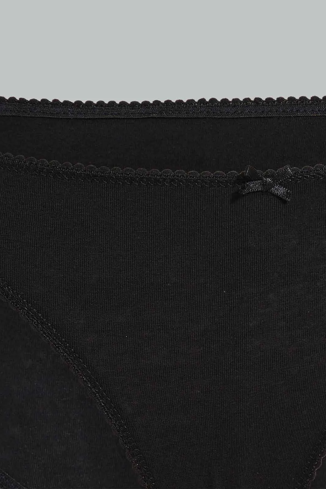 Black Bikini Brief Set (Pack of 5)