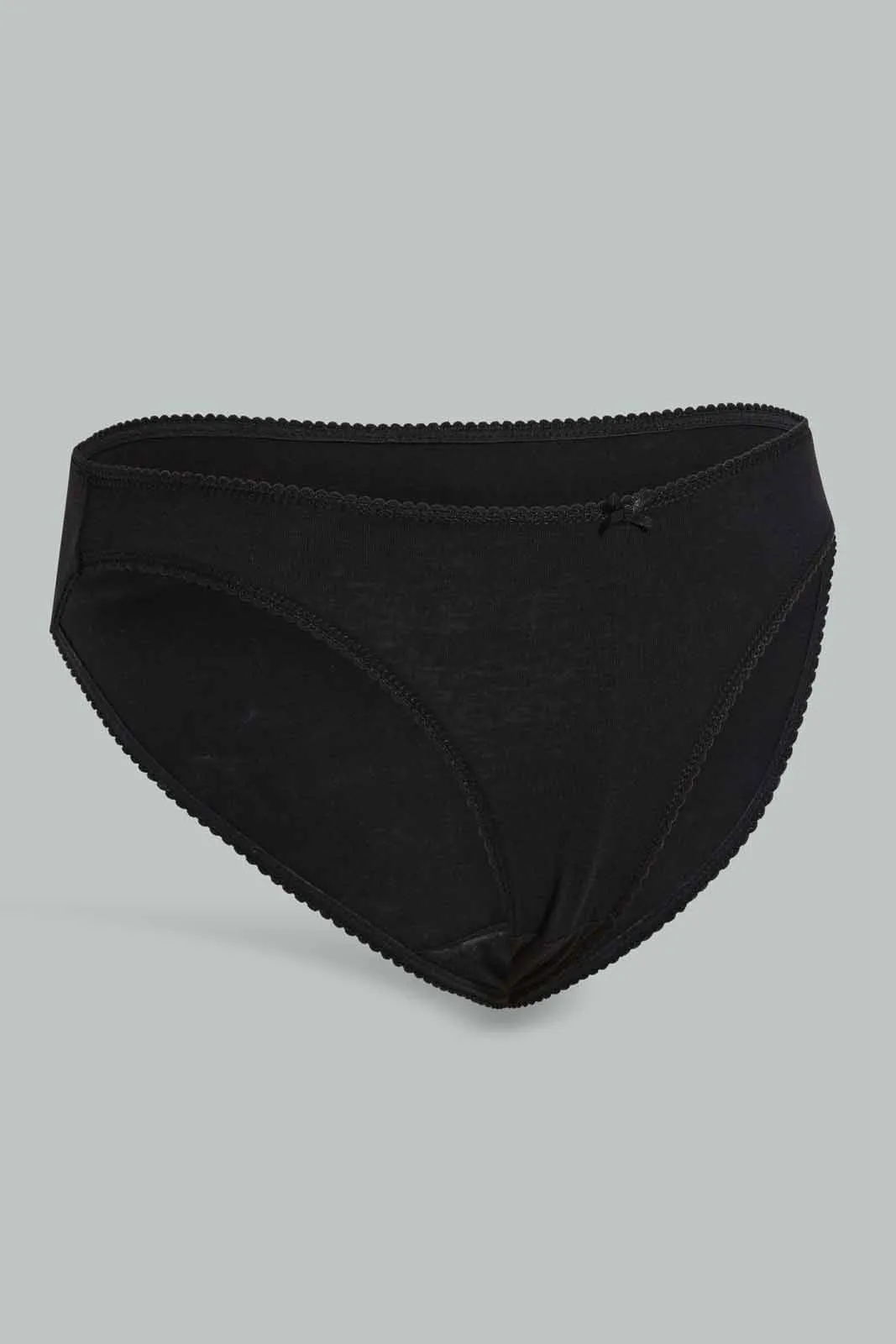Black Bikini Brief Set (Pack of 5)