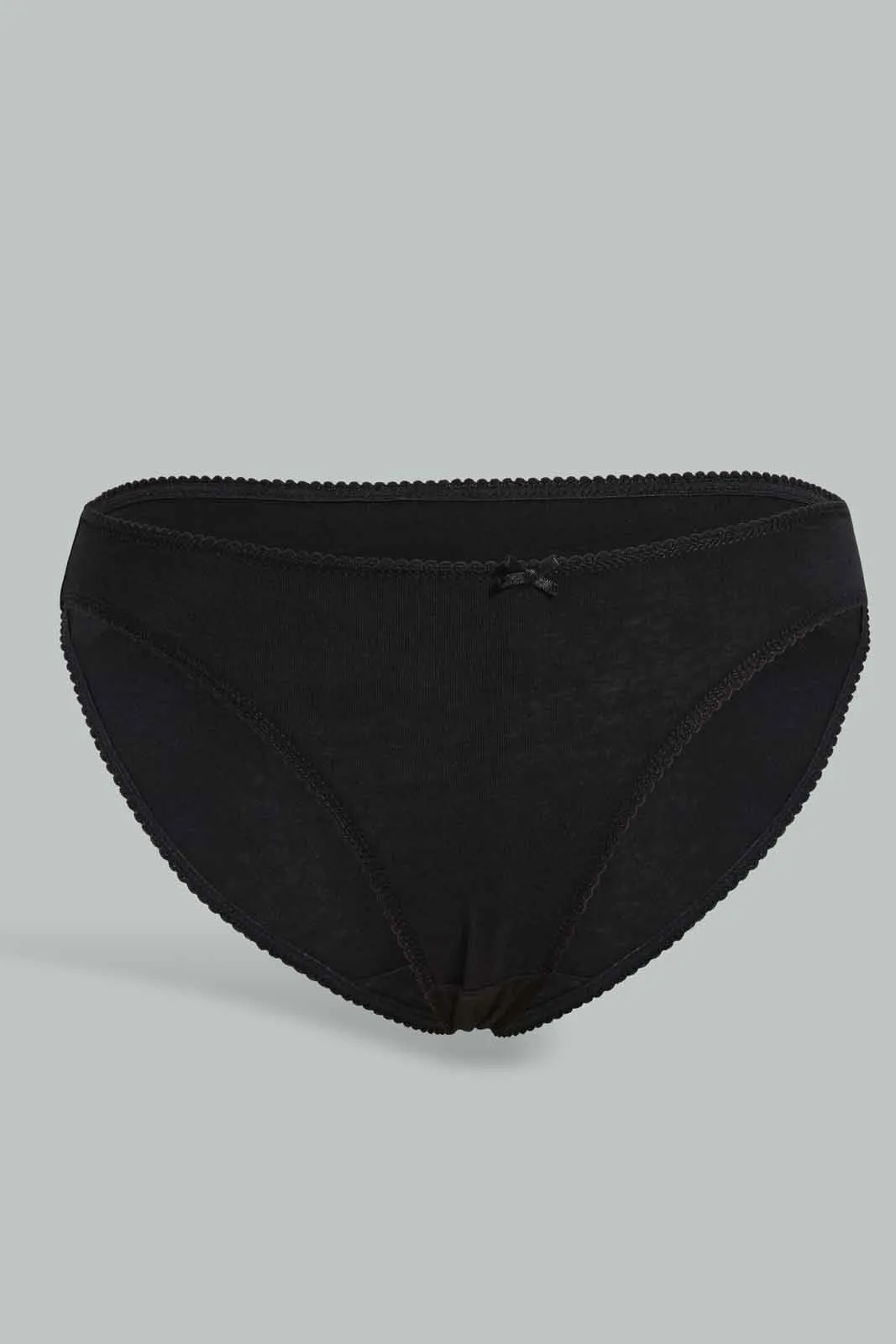 Black Bikini Brief Set (Pack of 5)