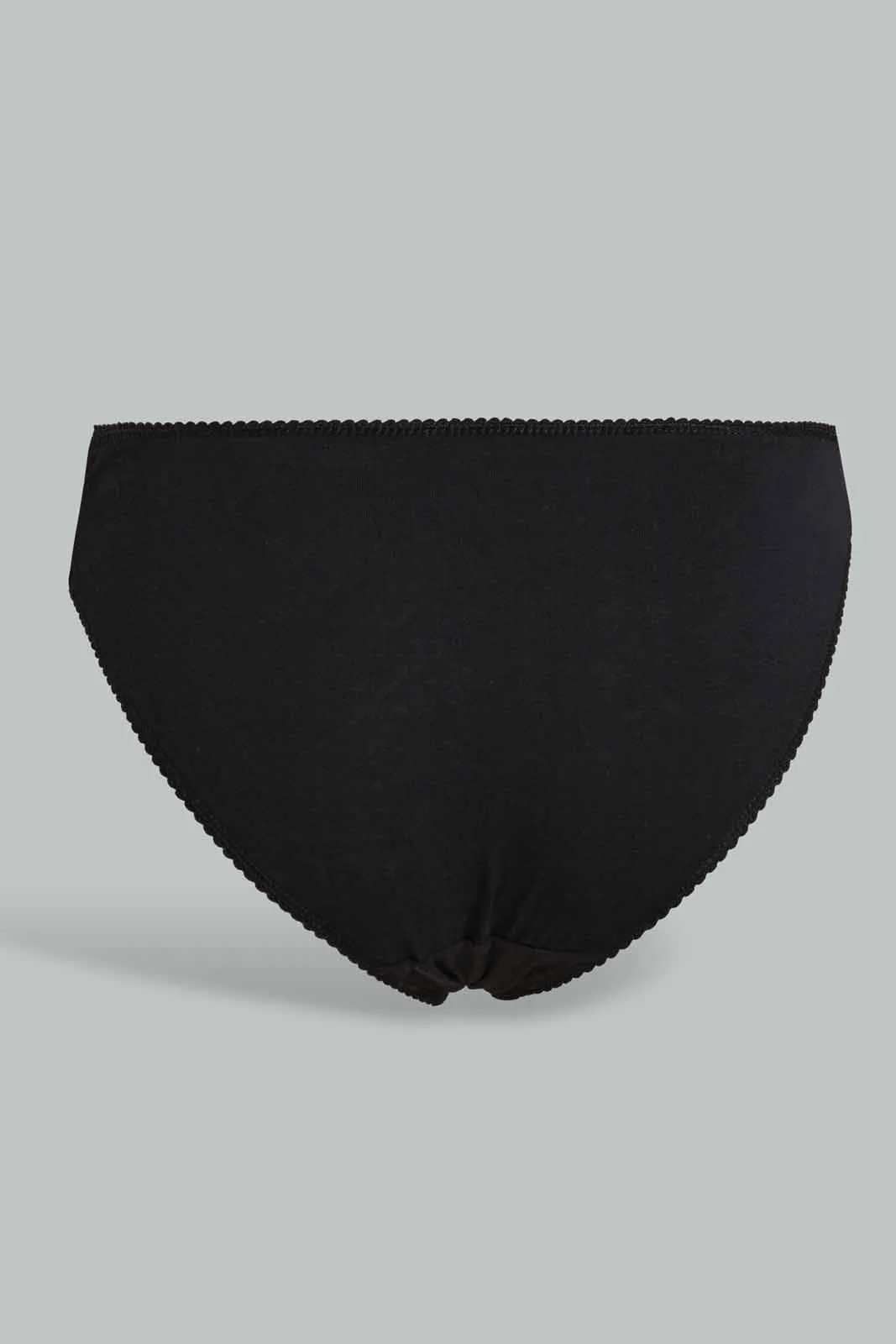 Black Bikini Brief Set (Pack of 5)