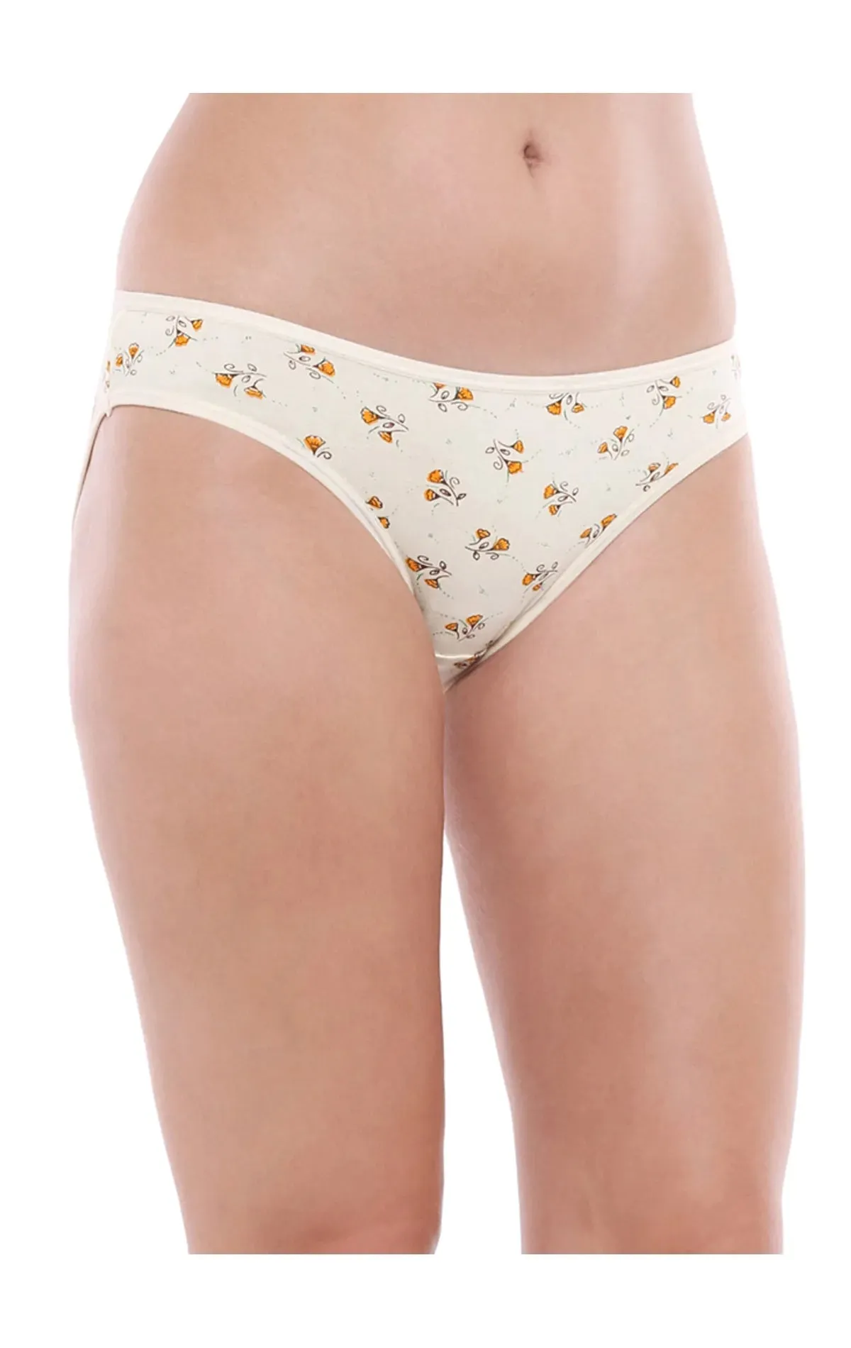 Bodycare 100% Cotton Printed High Cut Panty-12000