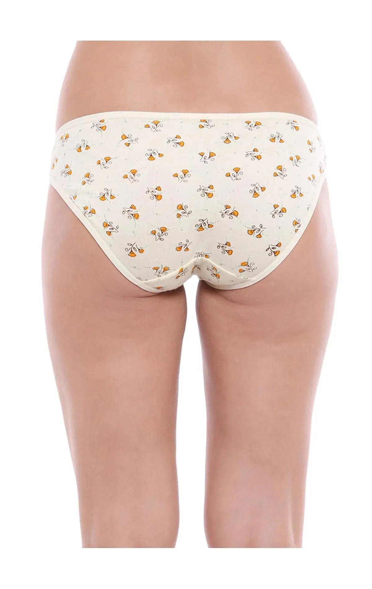 Bodycare 100% Cotton Printed High Cut Panty-12000