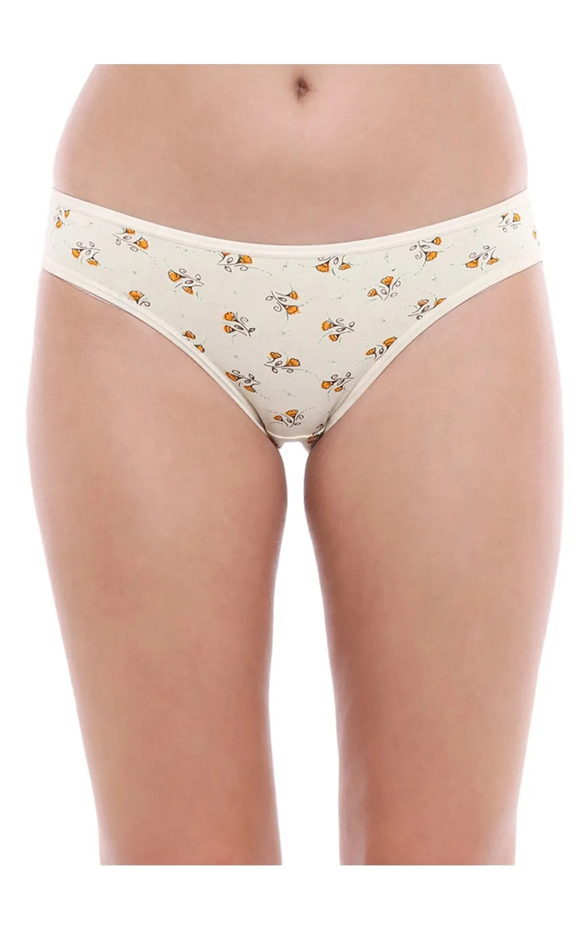 Bodycare 100% Cotton Printed High Cut Panty-12000
