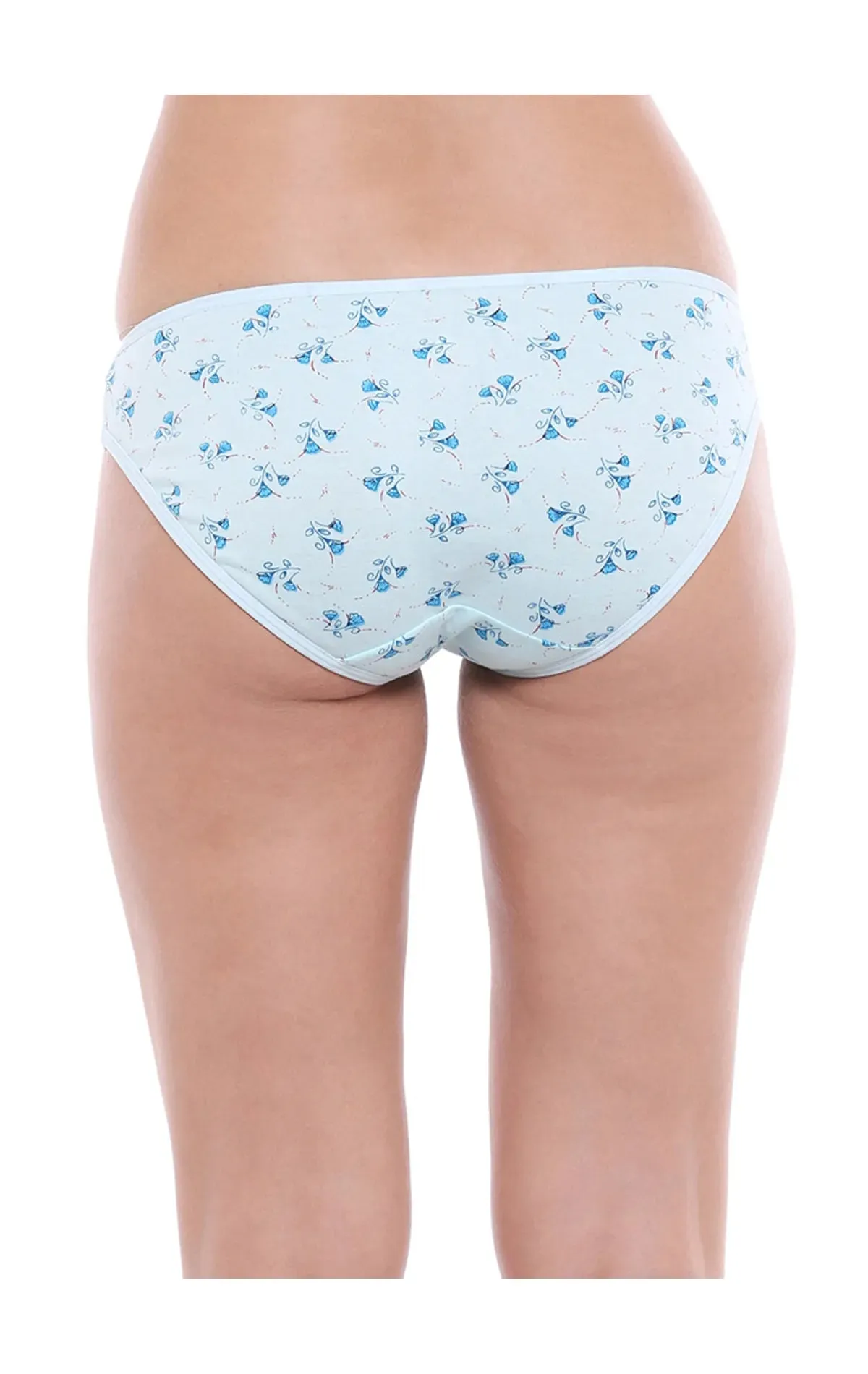 Bodycare 100% Cotton Printed High Cut Panty-12000