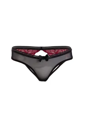 Bordeaux Lace Brazilian Briefs