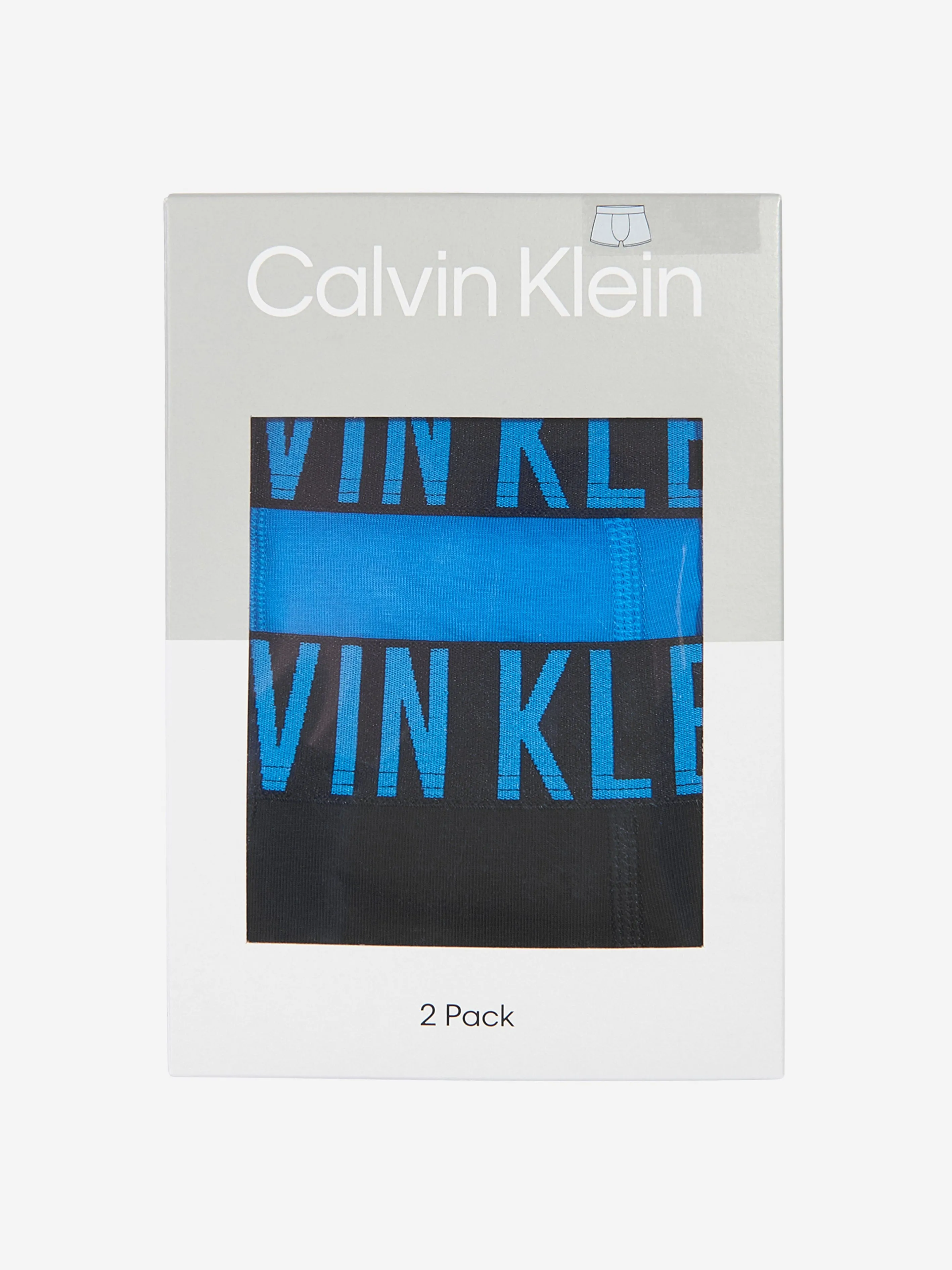Calvin Klein Boys 2 Pack Boxer Shorts Set in Multicolour