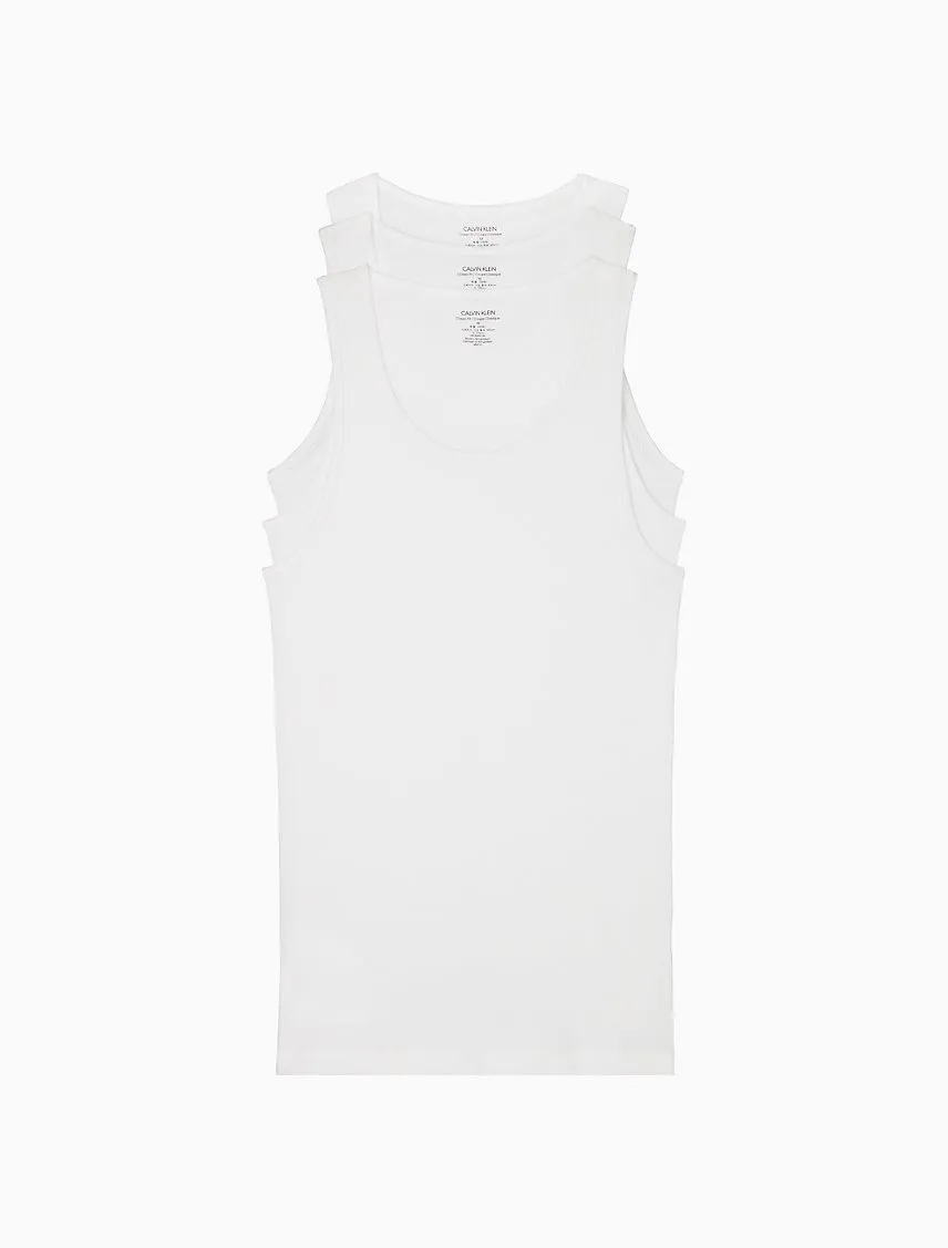 CALVIN KLEIN NB4010 COTTON CLASSIC FIT 3-PACK TANK TOP