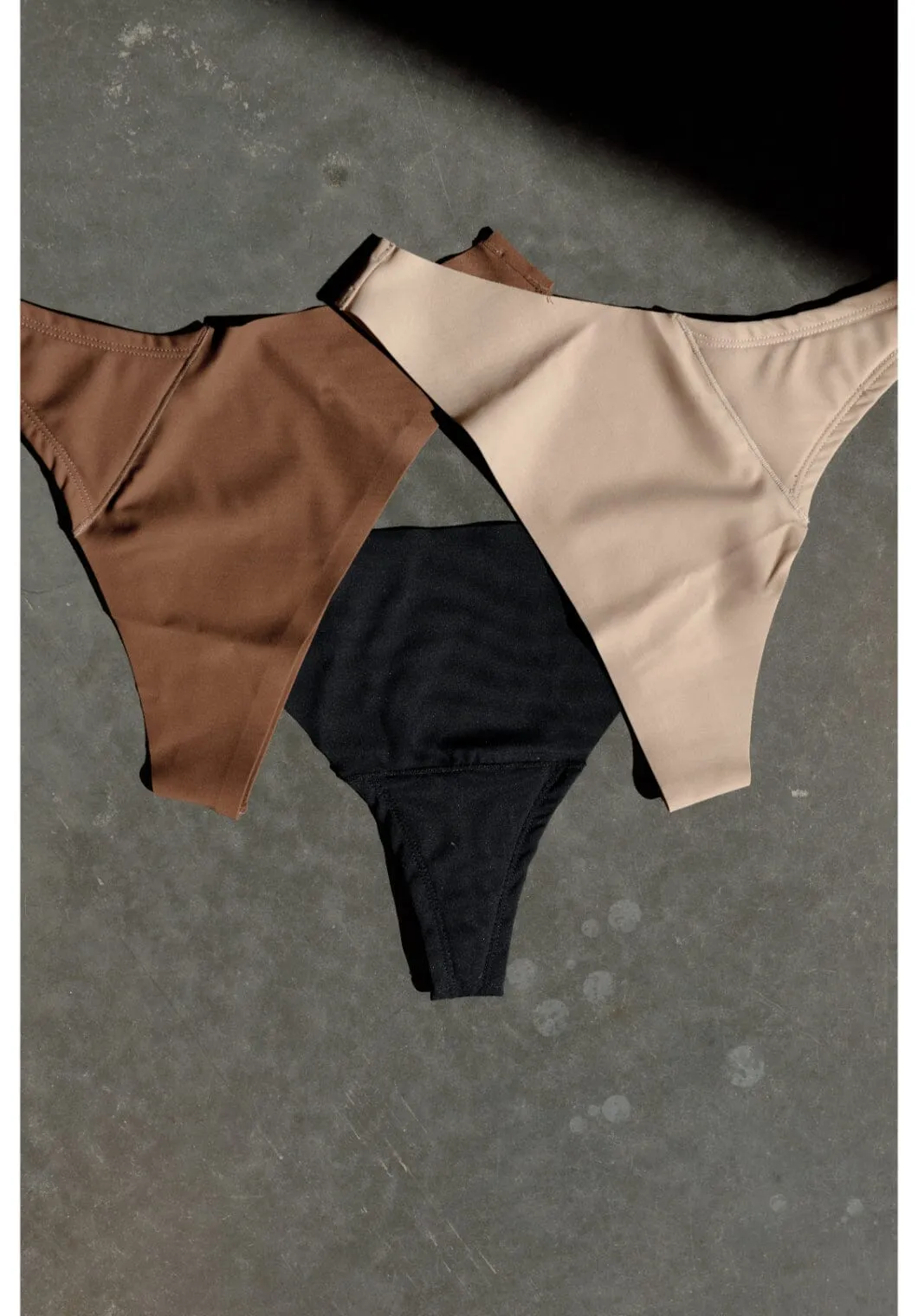 Cameltoe Coverage Thong Espresso 3-Pack