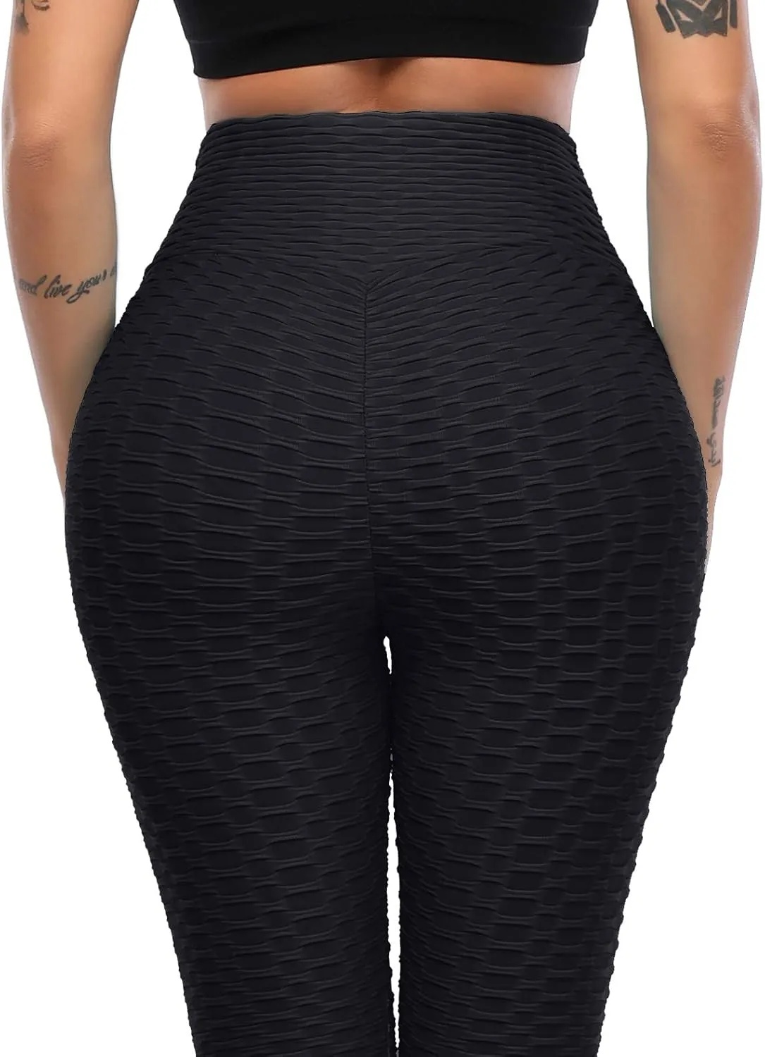 Cheapestbuy Scrunch Butt Leggings for Women High Waist Textured Yoga Pants Ruched Butt Lifting Workout Tights