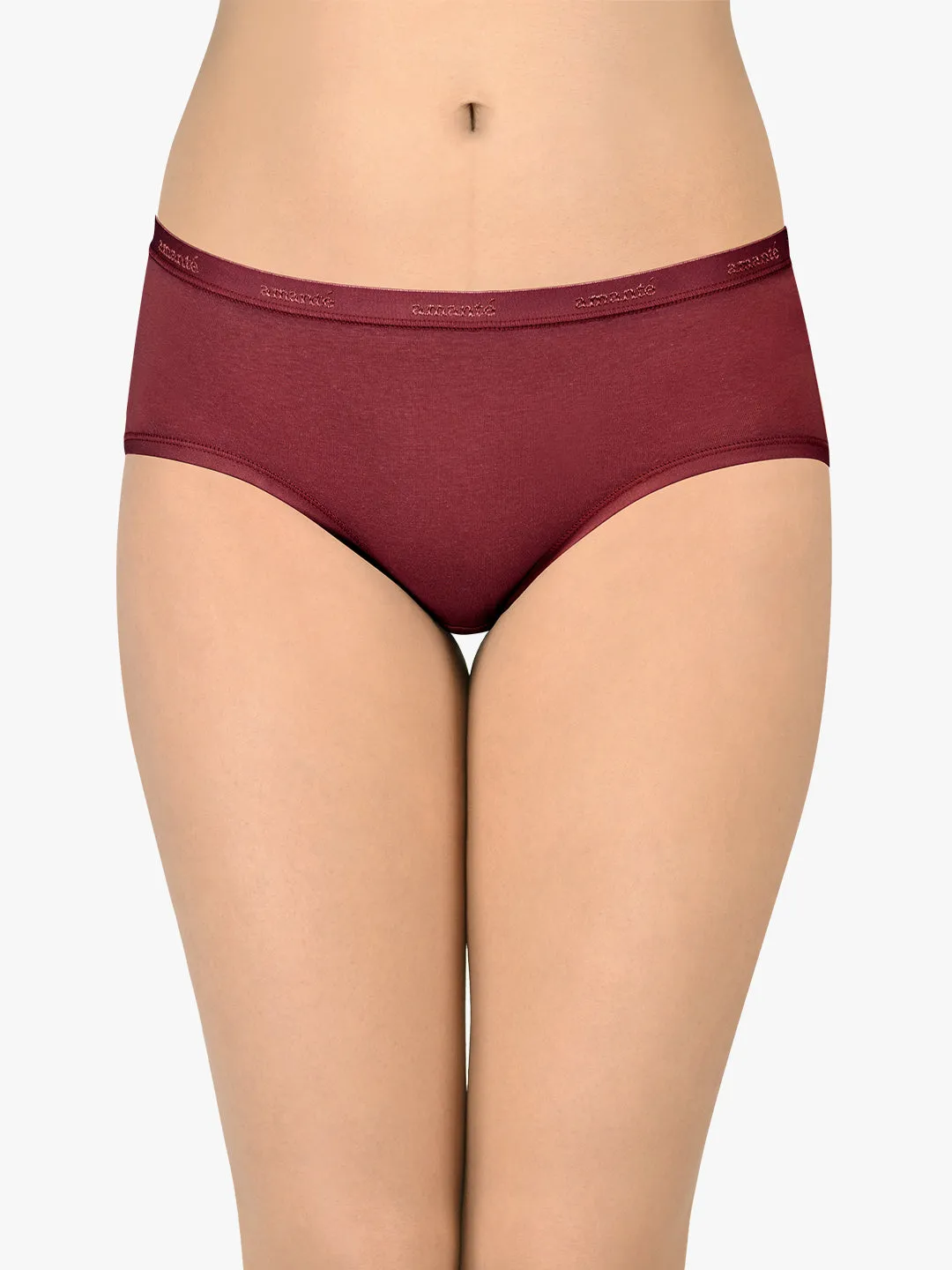 Cotton Hipster Brief Solid Pack of 3 (Combo 2)