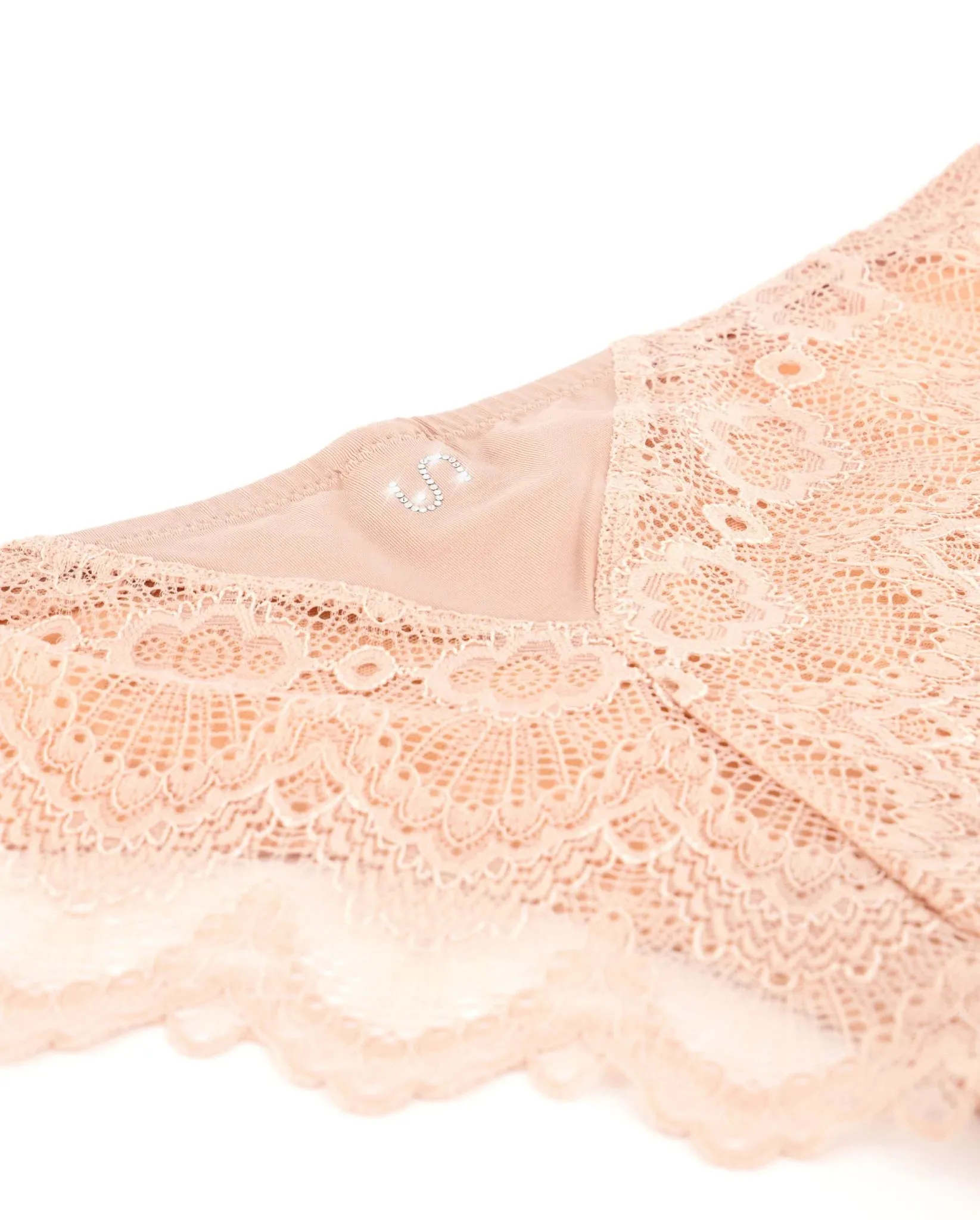 Crystal Mesh Highwaist Briefs Naked