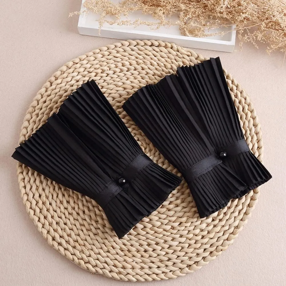 Elegtiskas Wrist Lace Cuffs Short Lace Prom Gloves