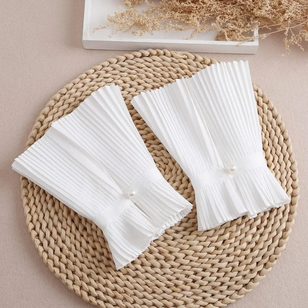 Elegtiskas Wrist Lace Cuffs Short Lace Prom Gloves