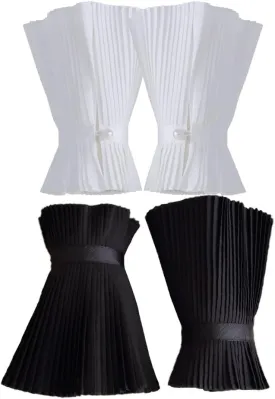 Elegtiskas Wrist Lace Cuffs Short Lace Prom Gloves Elegtiskas Wrist Lace Cuffs Short Lace Prom Gloves