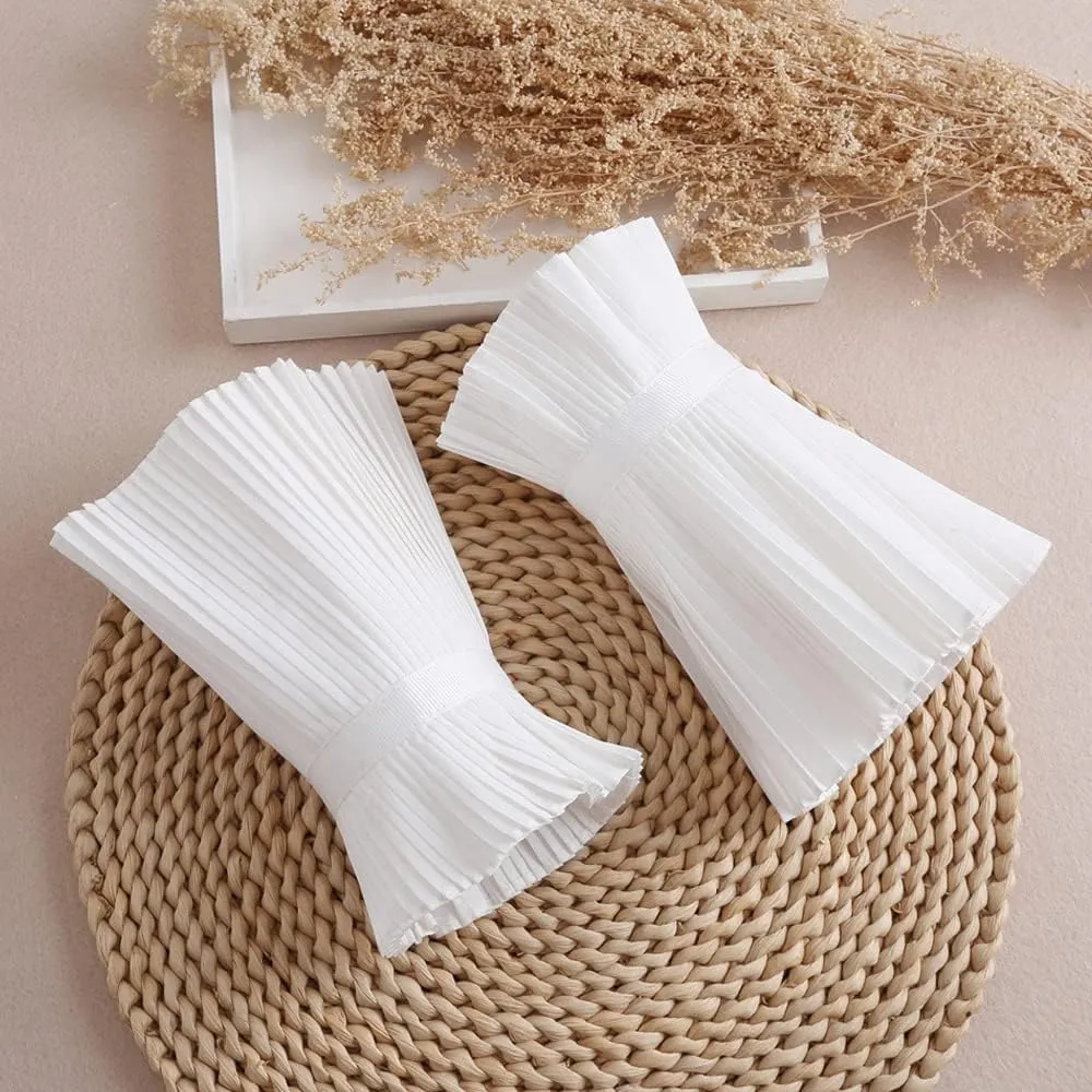 Elegtiskas Wrist Lace Cuffs Short Lace Prom Gloves