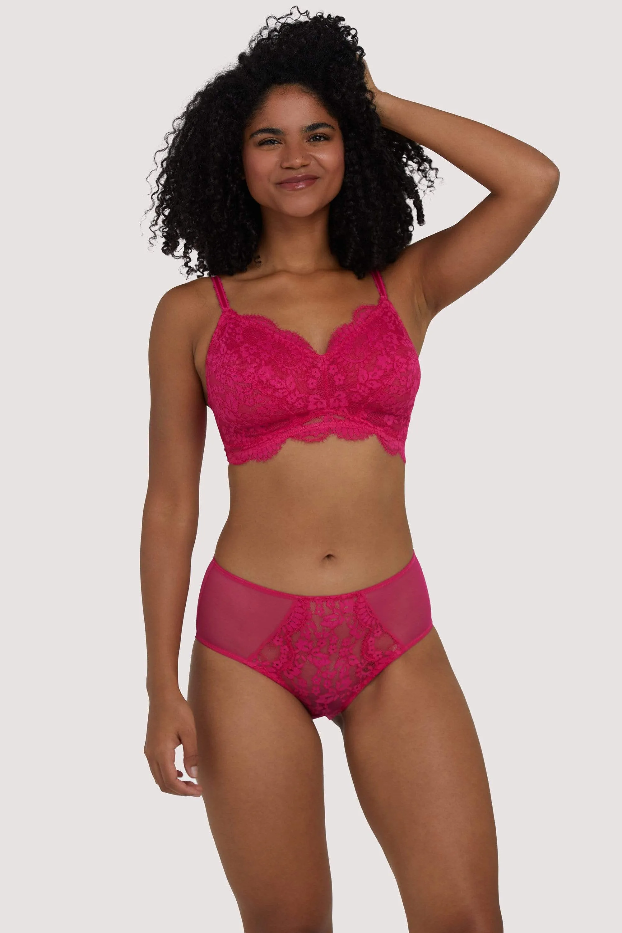 Emma Pink Highwaist Brief