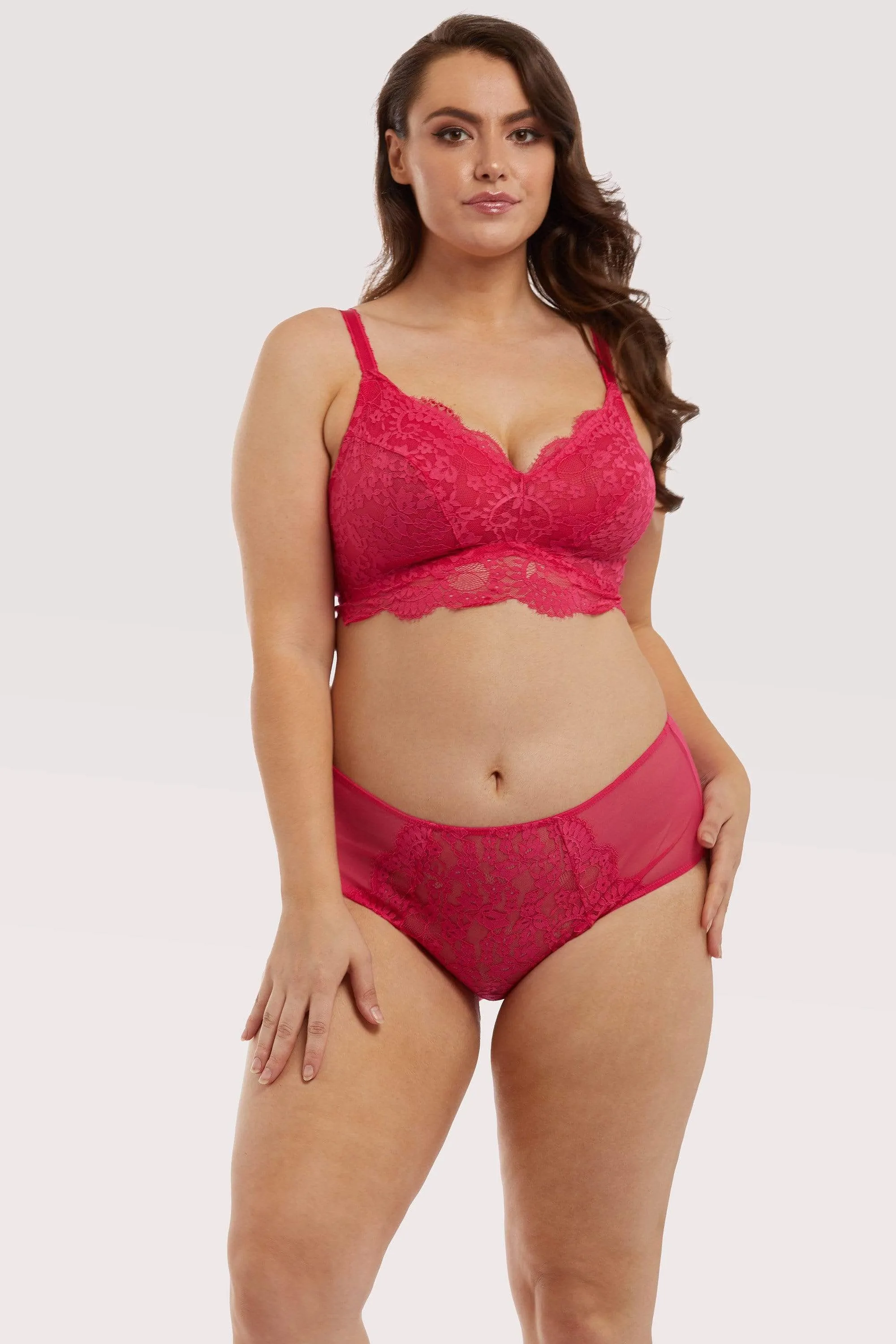 Emma Pink Highwaist Brief