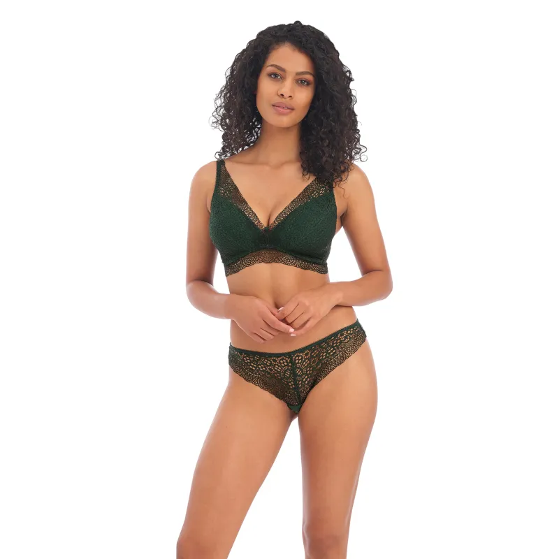 Erin Brazilian Brief Deep Emerald Green - Freya
