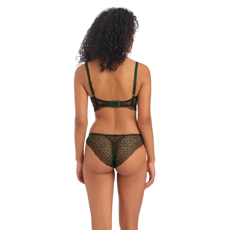 Erin Brazilian Brief Deep Emerald Green - Freya