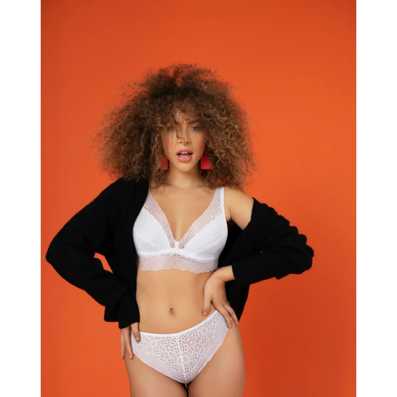Erin Brazilian Brief White - Freya