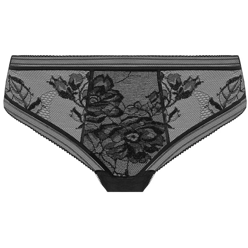 Fusion Lace Brazilian Brief Underwear Black - Fantasie