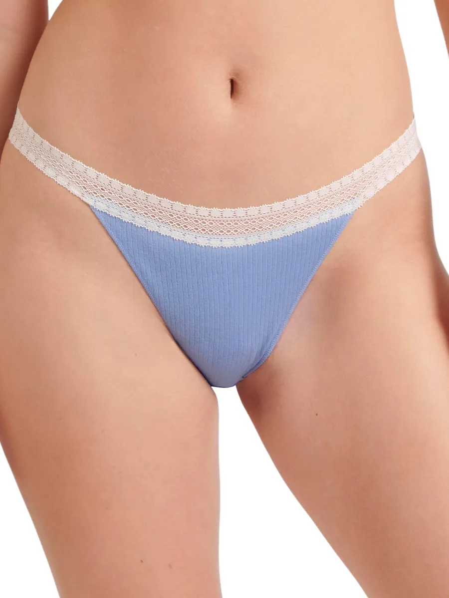 GO Ribbed Tanga (2 Pack)