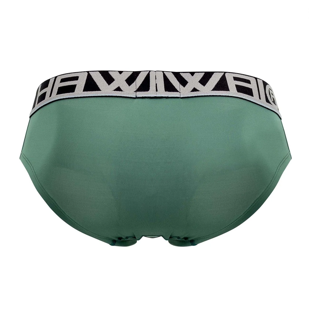 HAWAI 41963 Solid Hip Briefs Color Green