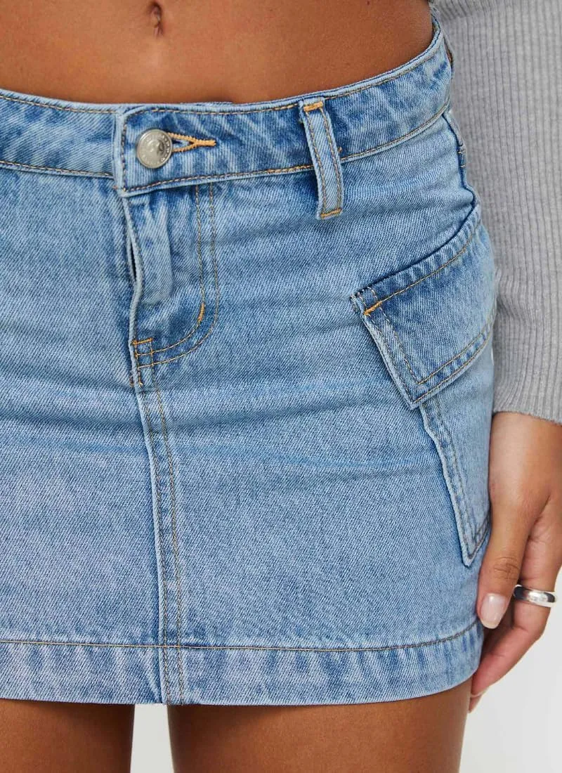 High Stretchy Cargo Skirt for Women Low Waist Y2k Mini Skirt Denim Casual Lightweight Multicolor Skirt with Pockets