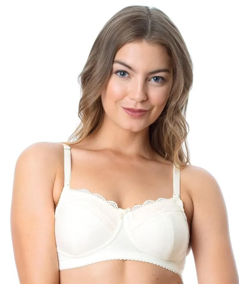 Hotmilk Show Off Nursing & Maternity Wire-Free Bra - Ivory