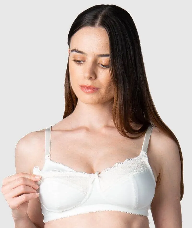 Hotmilk Show Off Nursing & Maternity Wire-Free Bra - Ivory
