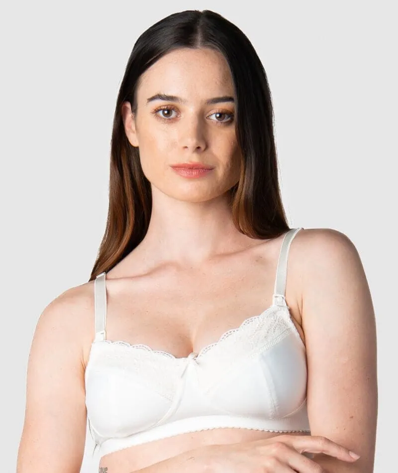 Hotmilk Show Off Nursing & Maternity Wire-Free Bra - Ivory
