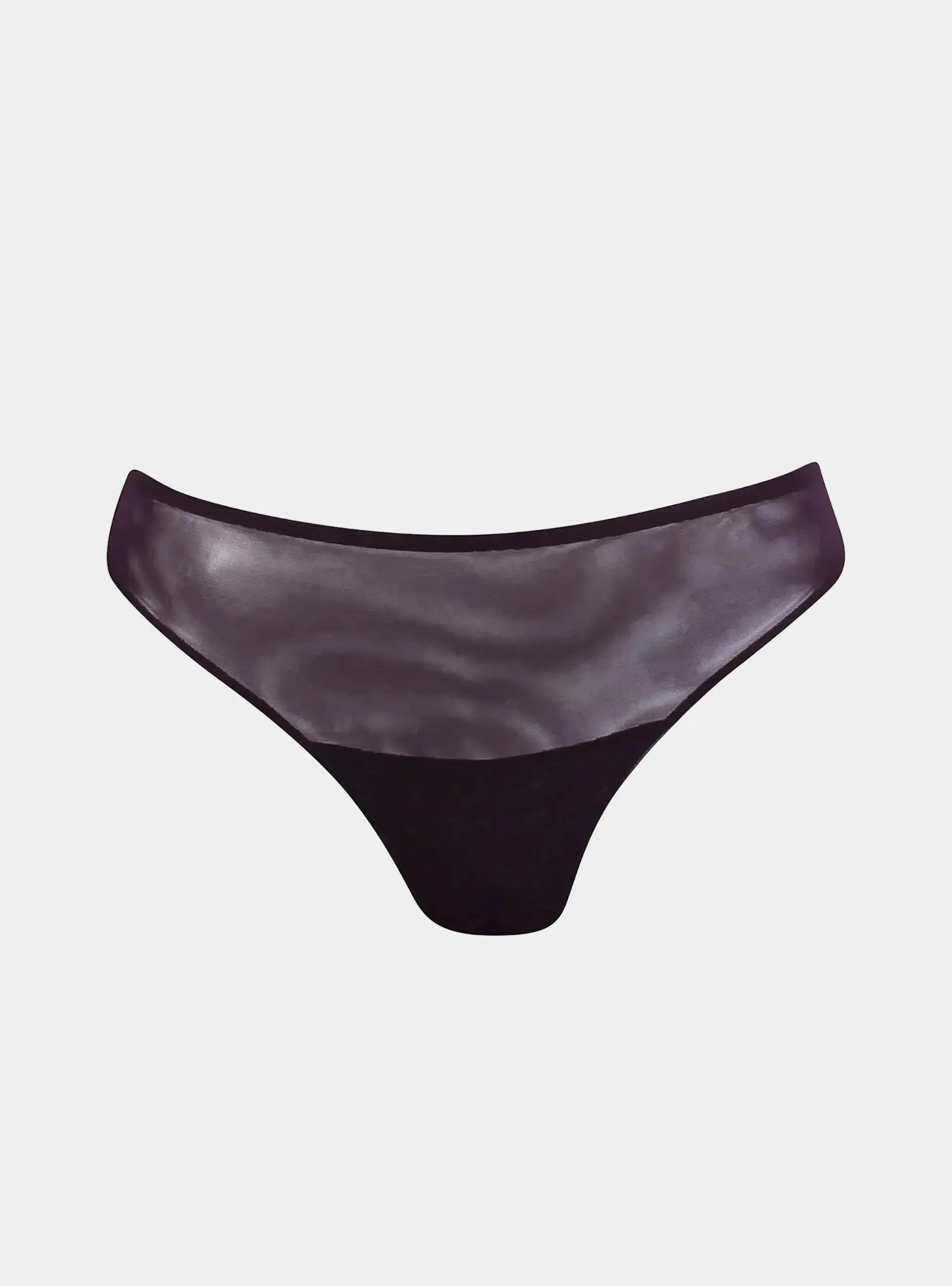 I.D. Line Fine Mesh Bikini Brown